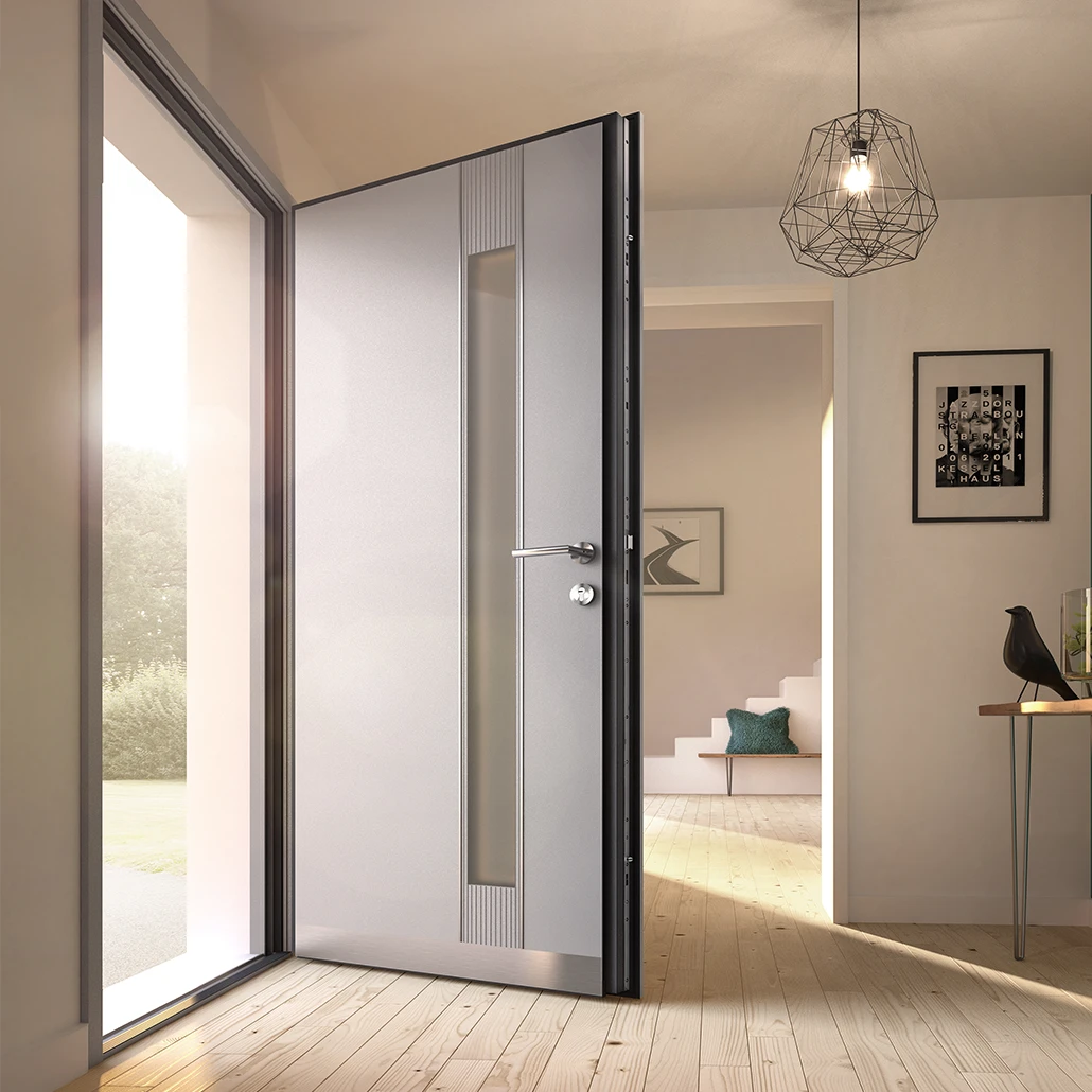 Porte entrée alu Kline