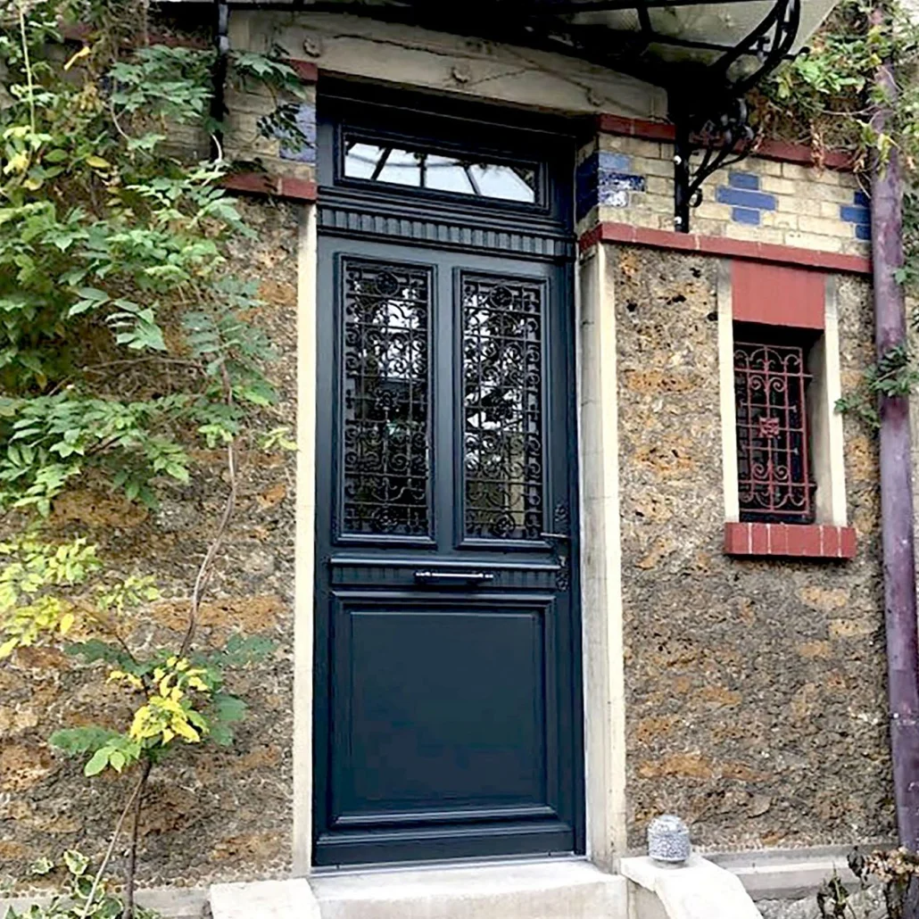 Porte d'entrée bois Boizeal